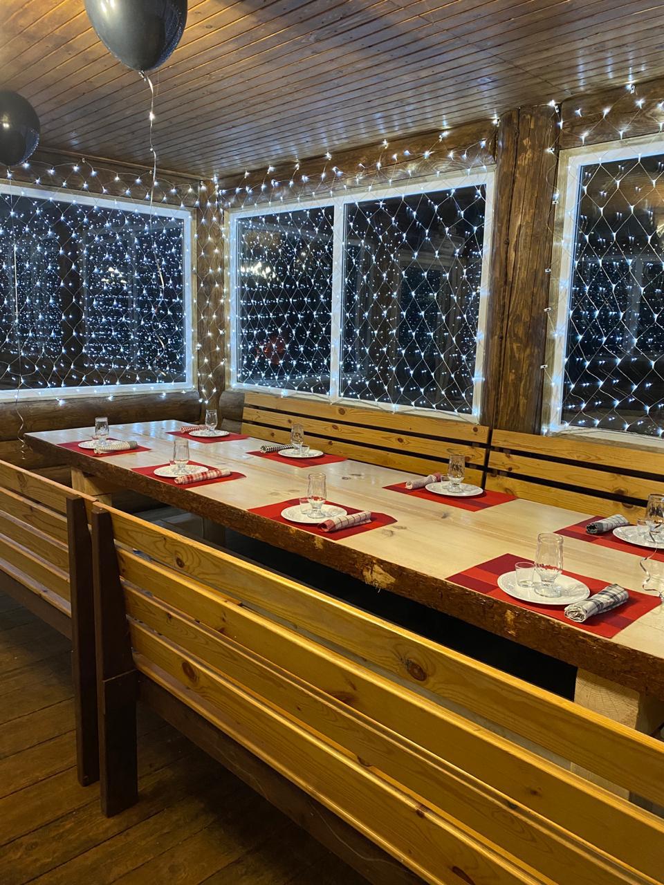 Аренда теплой беседки на берегу озера