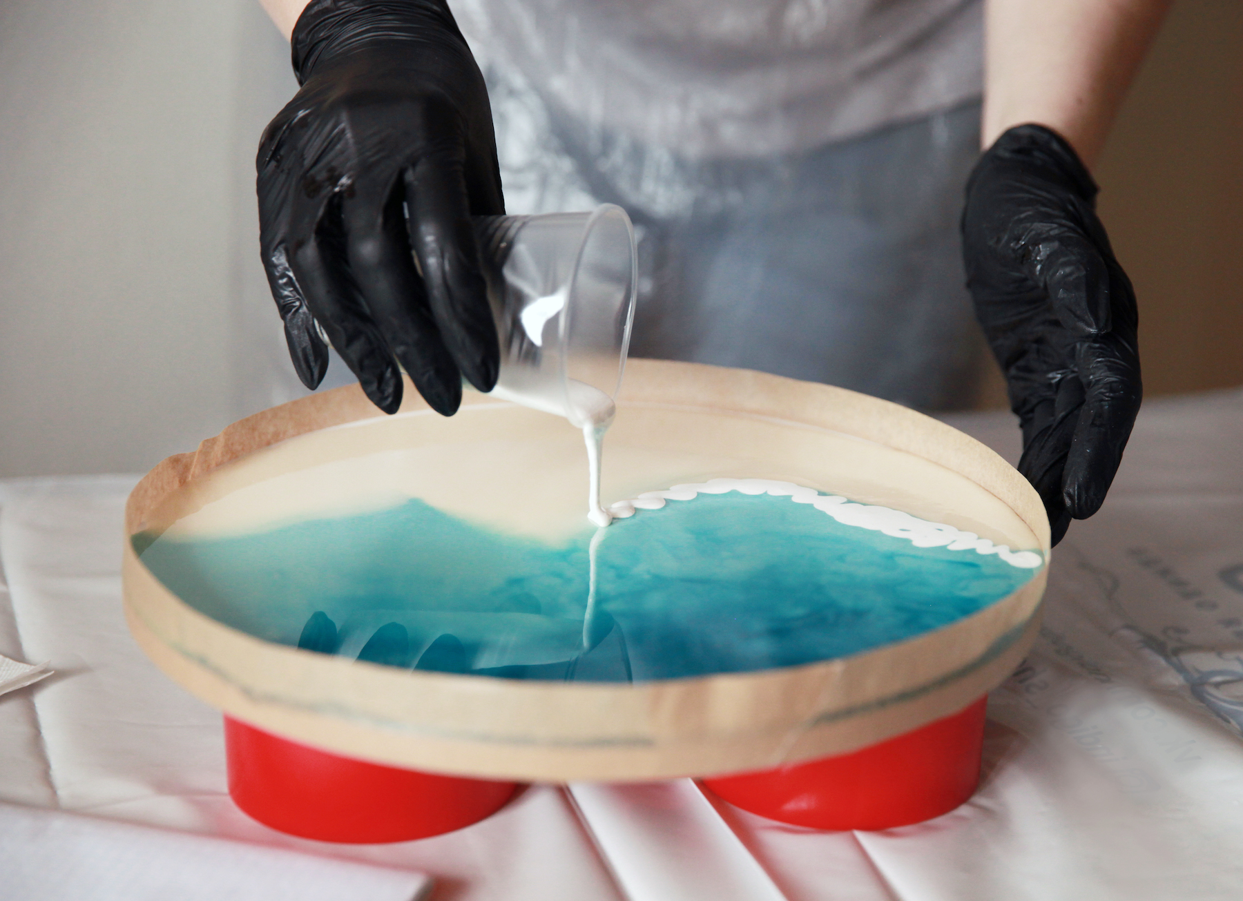 Мастер-класс "Лагуна" эпоксидной смолой