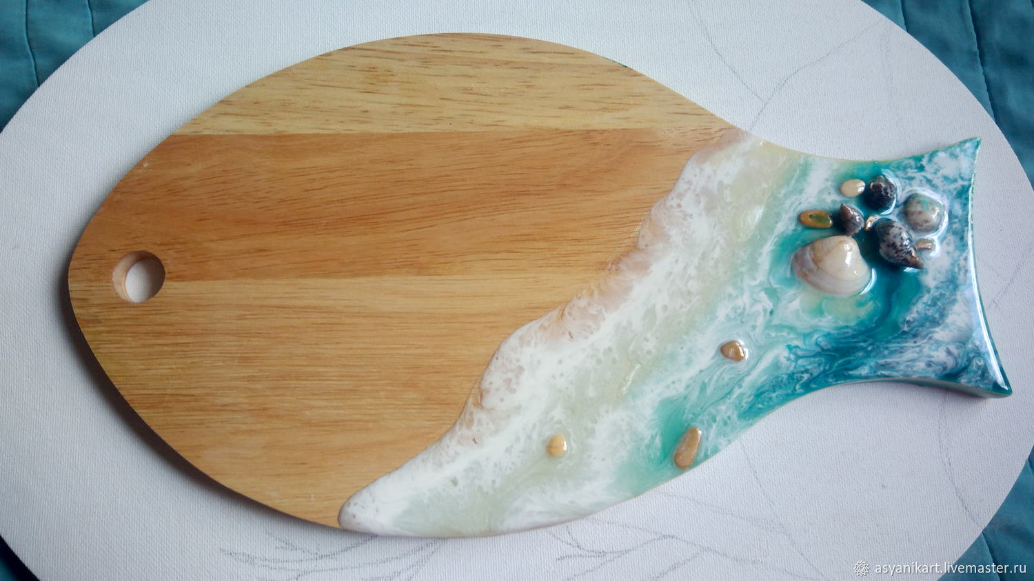 Мастер-класс "Лагуна" эпоксидной смолой