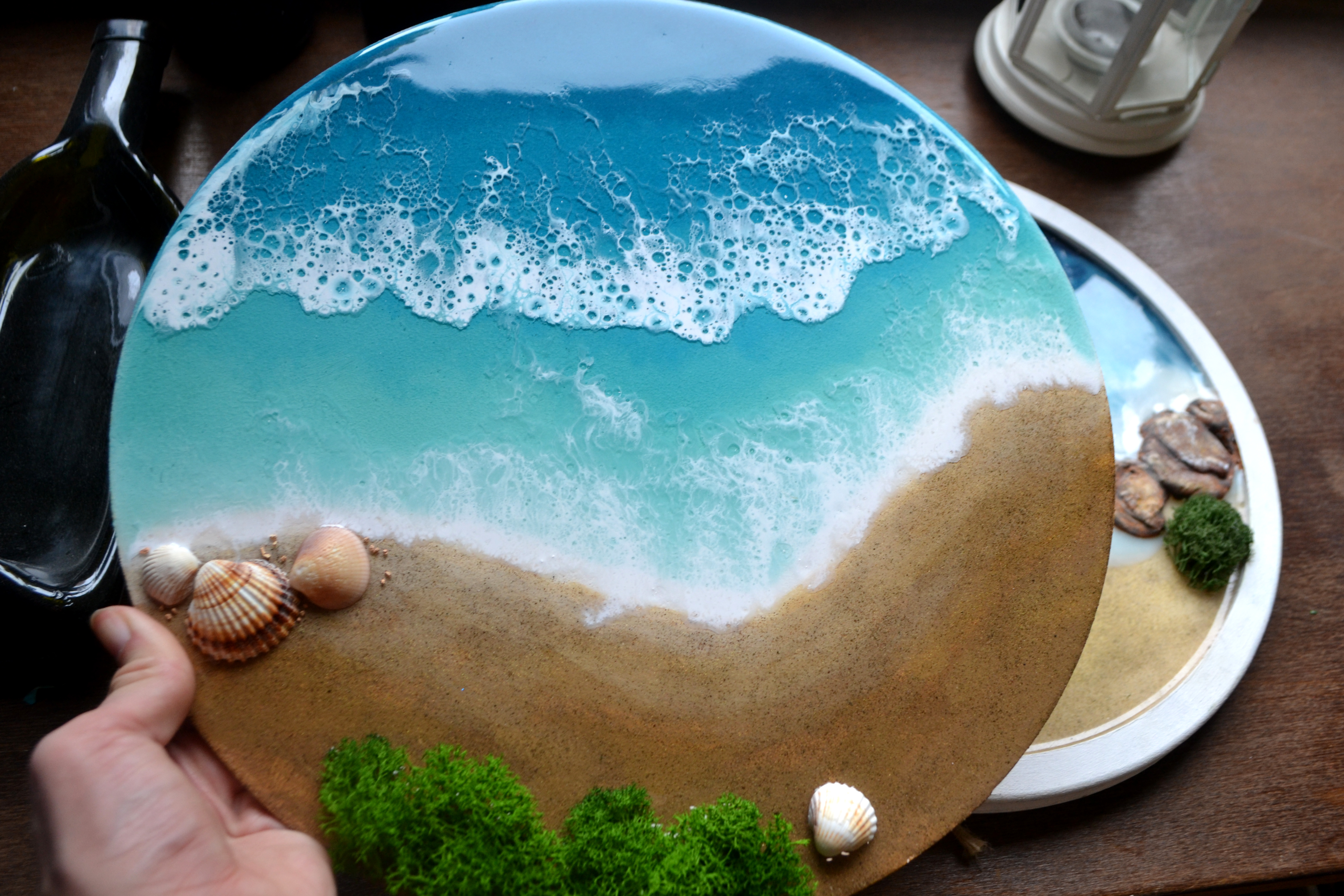 Мастер-класс "Лагуна" эпоксидной смолой