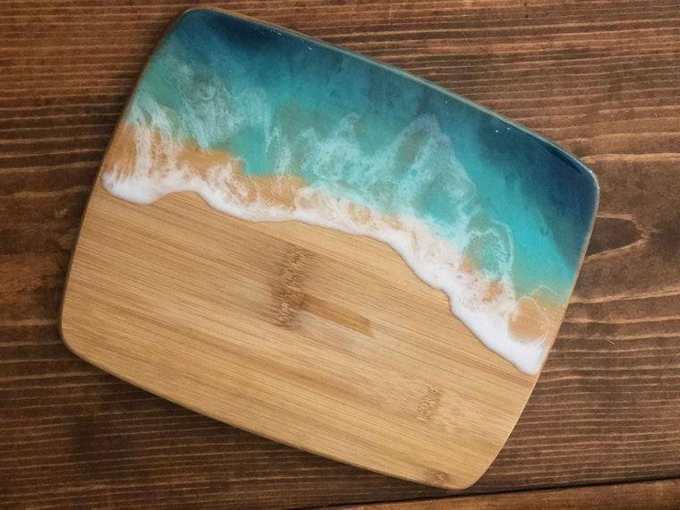 Мастер-класс "Лагуна" эпоксидной смолой