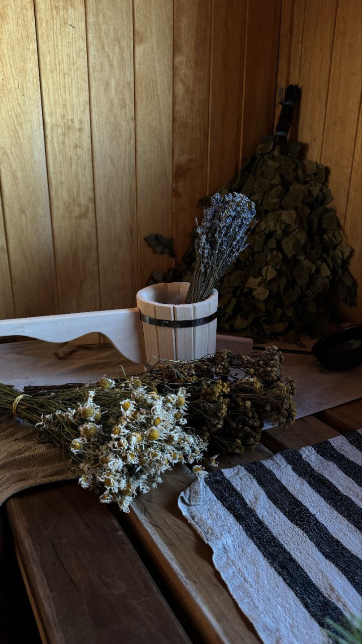 Отдых в русской бане на дровах + теплая беседка