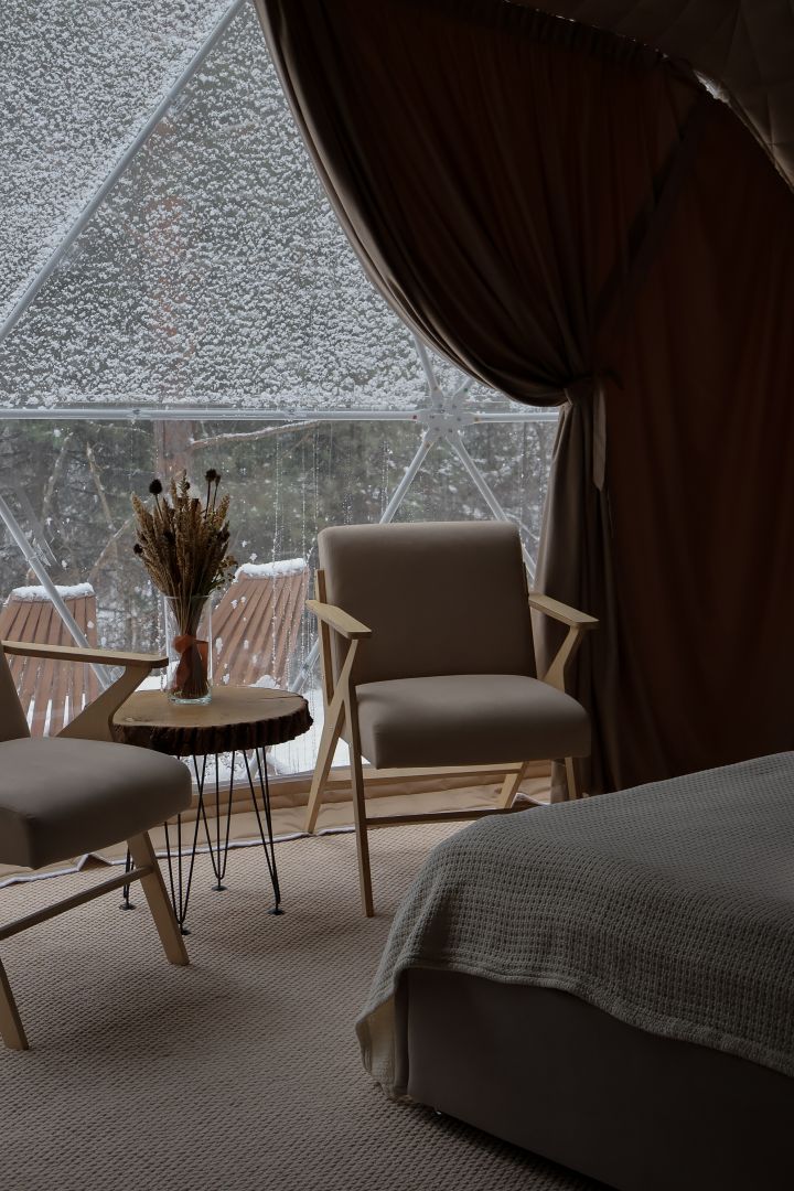 Отдых в сферах-комфорт "Молочная" или "Оливковая" в Минино