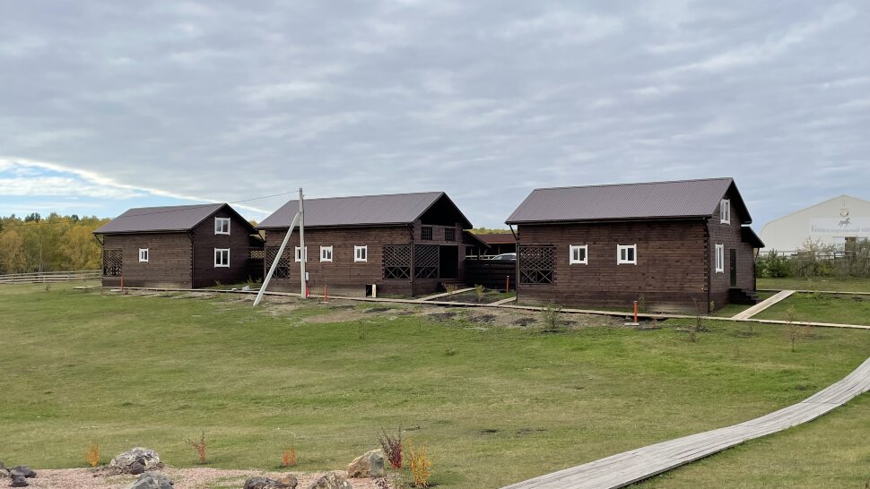 Отдых в сауне для компании на ферме