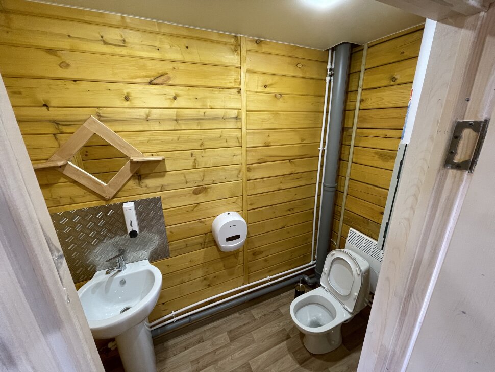 Отдых в сауне для компании на ферме