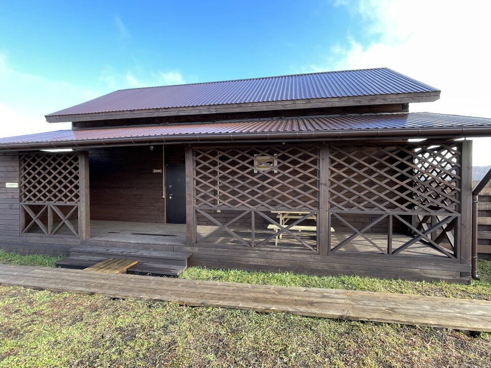 Отдых в сауне для компании на ферме