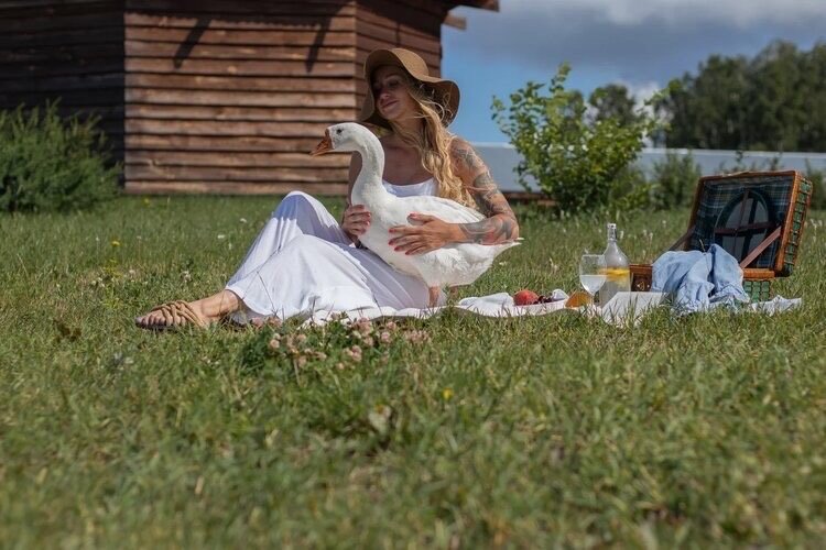 Фотосессия с животными на ферме