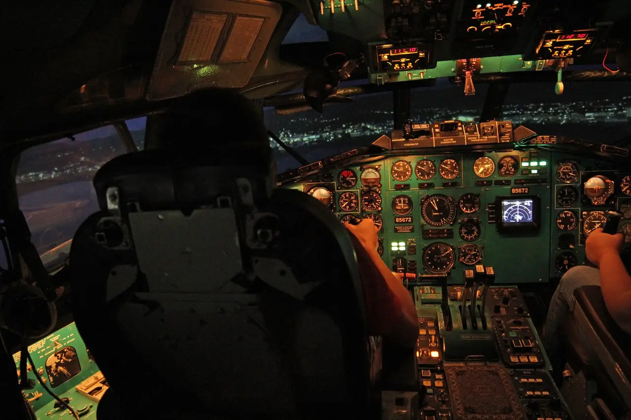 Полет на авиасимуляторе Ту-154