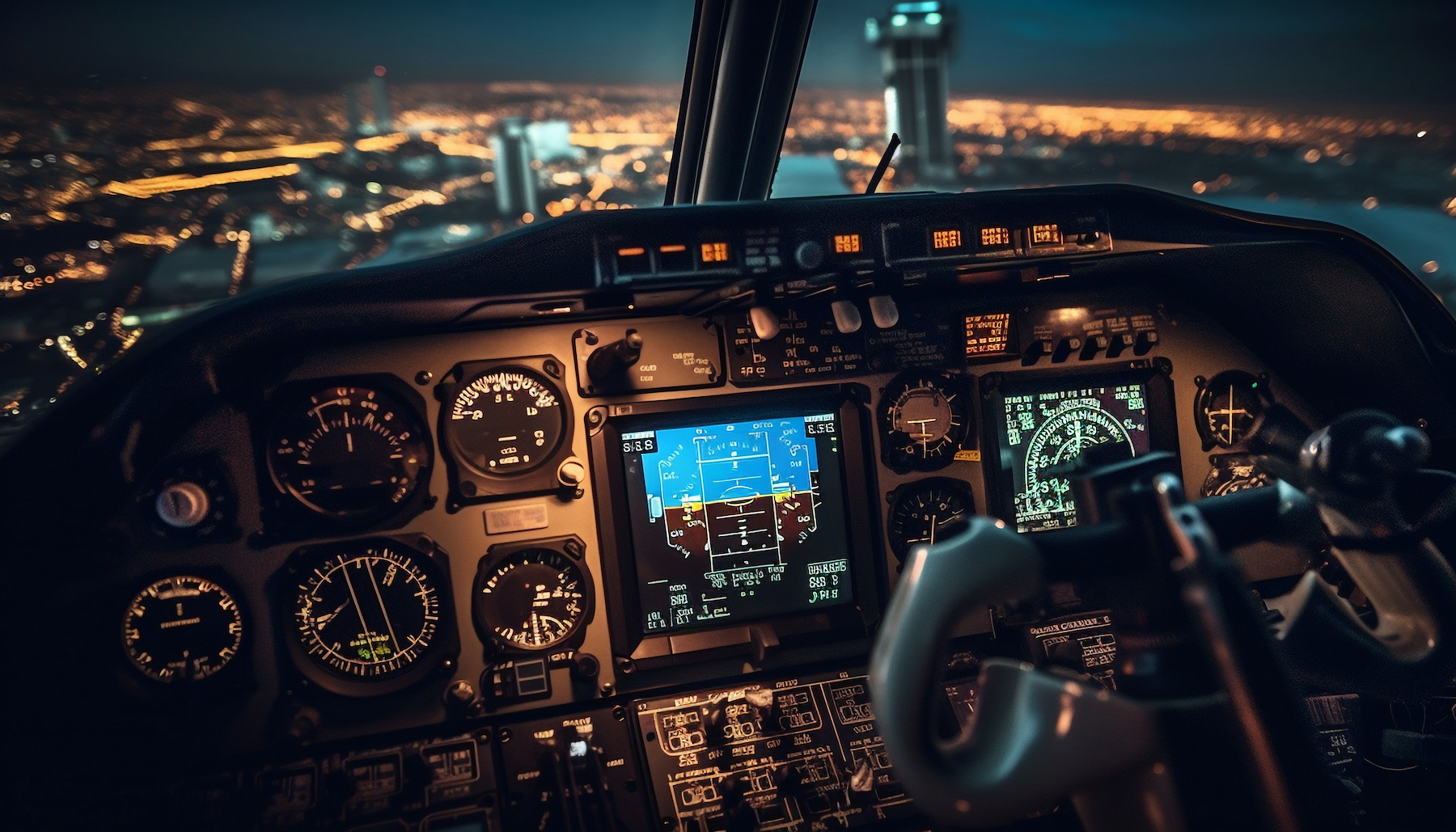 Полет на авиасимуляторе Ту-154