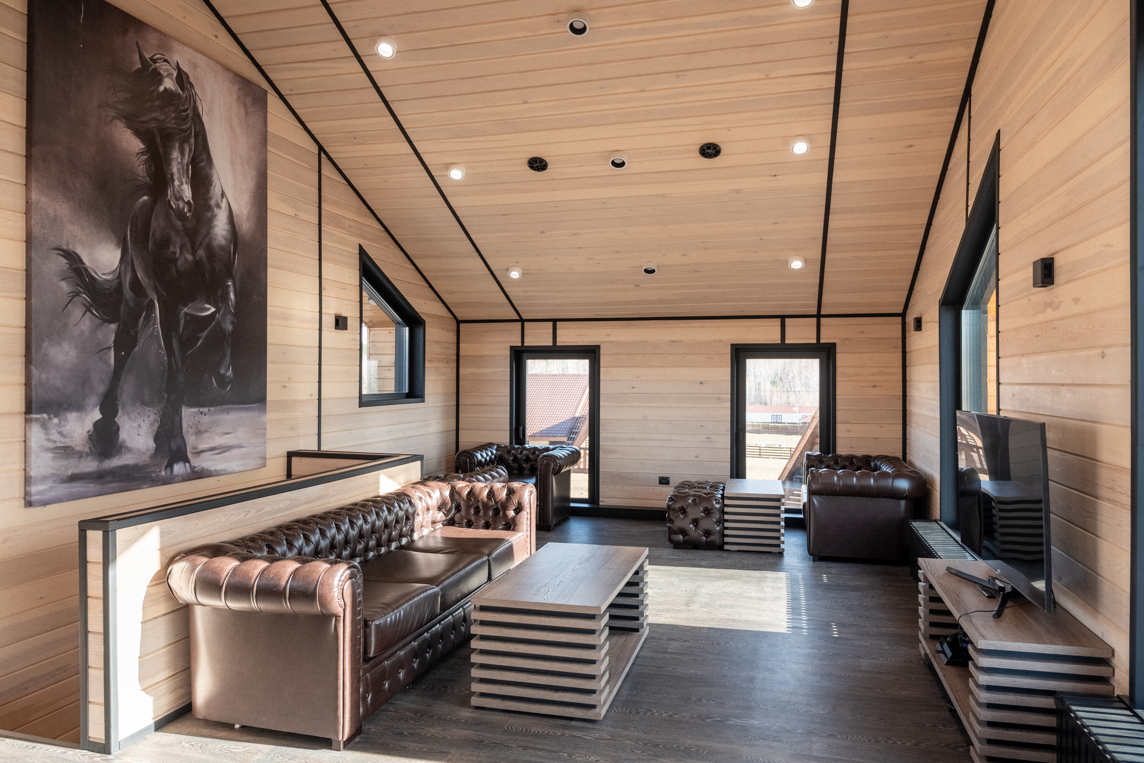 Проведение мероприятия в барнхаусе на территории Ранчо