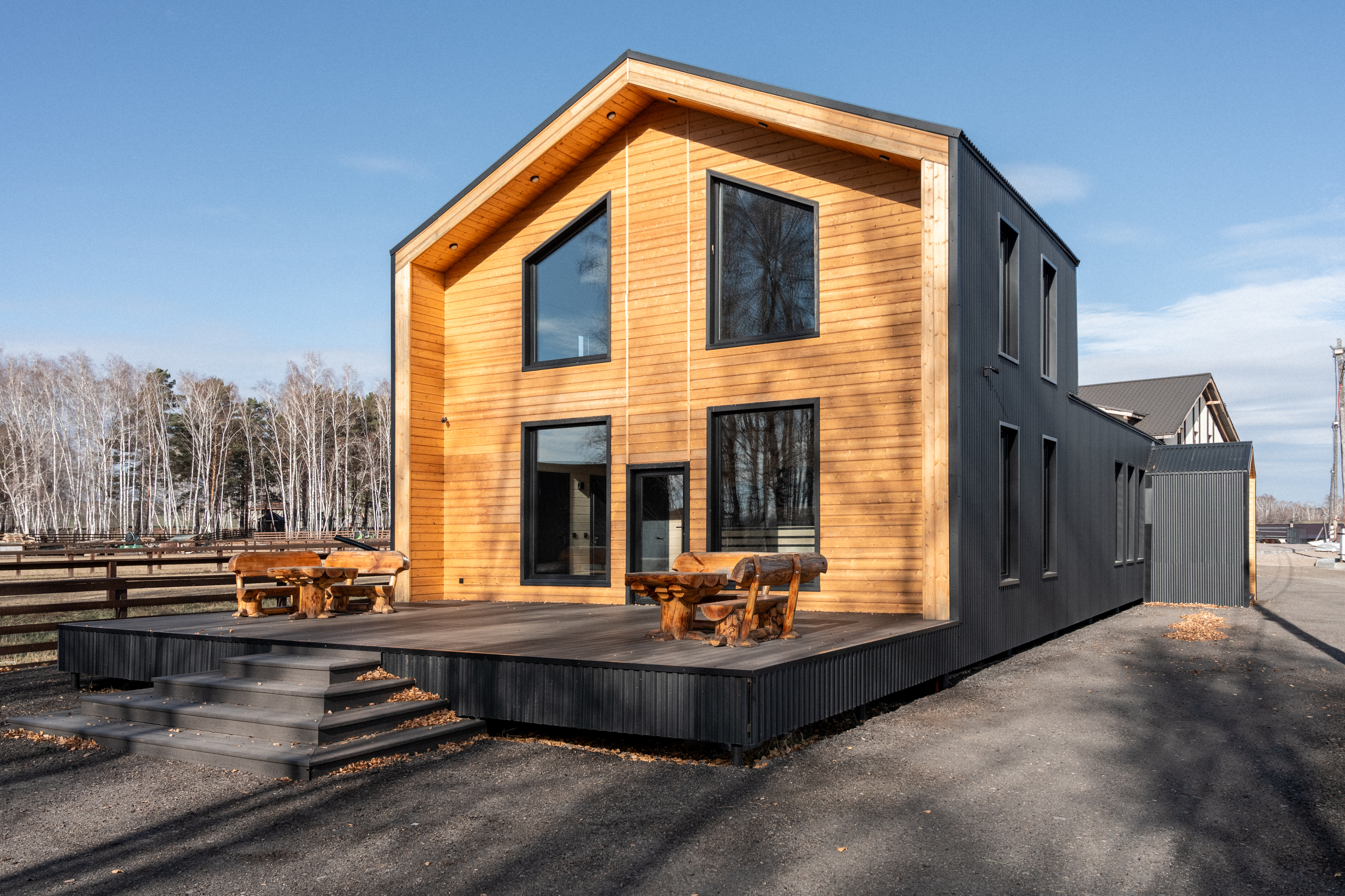 Проведение мероприятия в барнхаусе на территории Ранчо