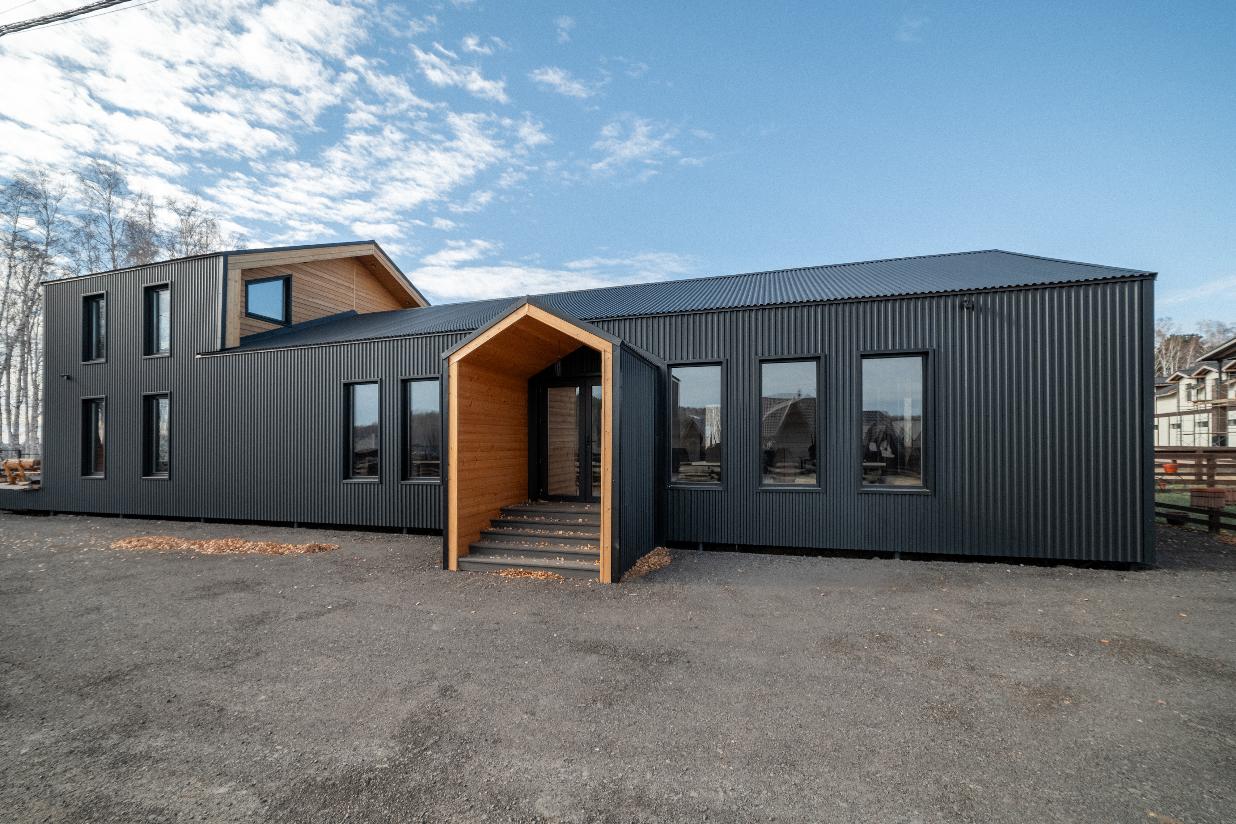 Проведение мероприятия в барнхаусе на территории Ранчо