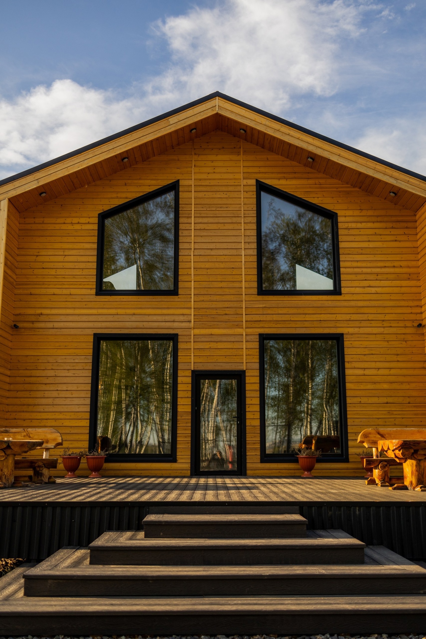 Проведение мероприятия в барнхаусе на территории Ранчо