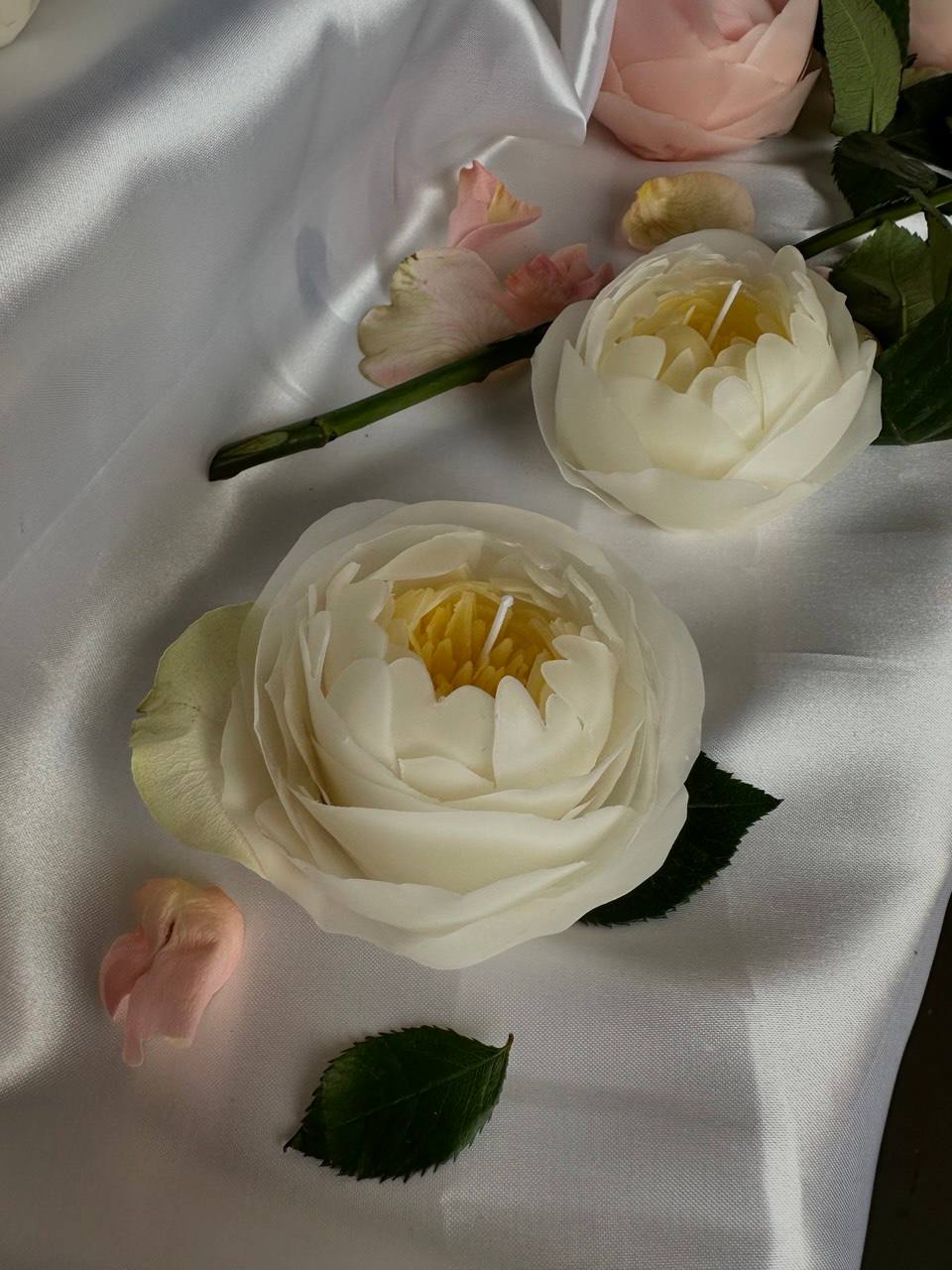 Мастер-класс по созданию свечи-цветка