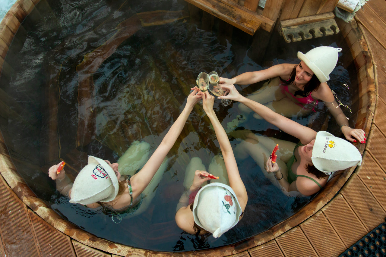 Отдых для компании в русской бане