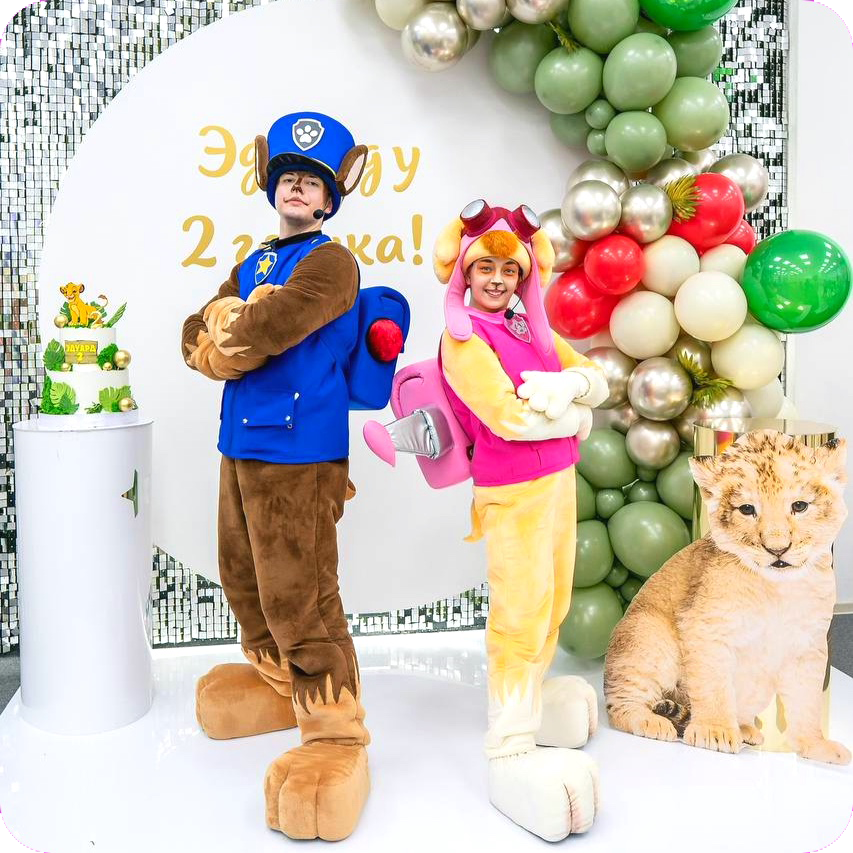 Детский праздник в стильной студии