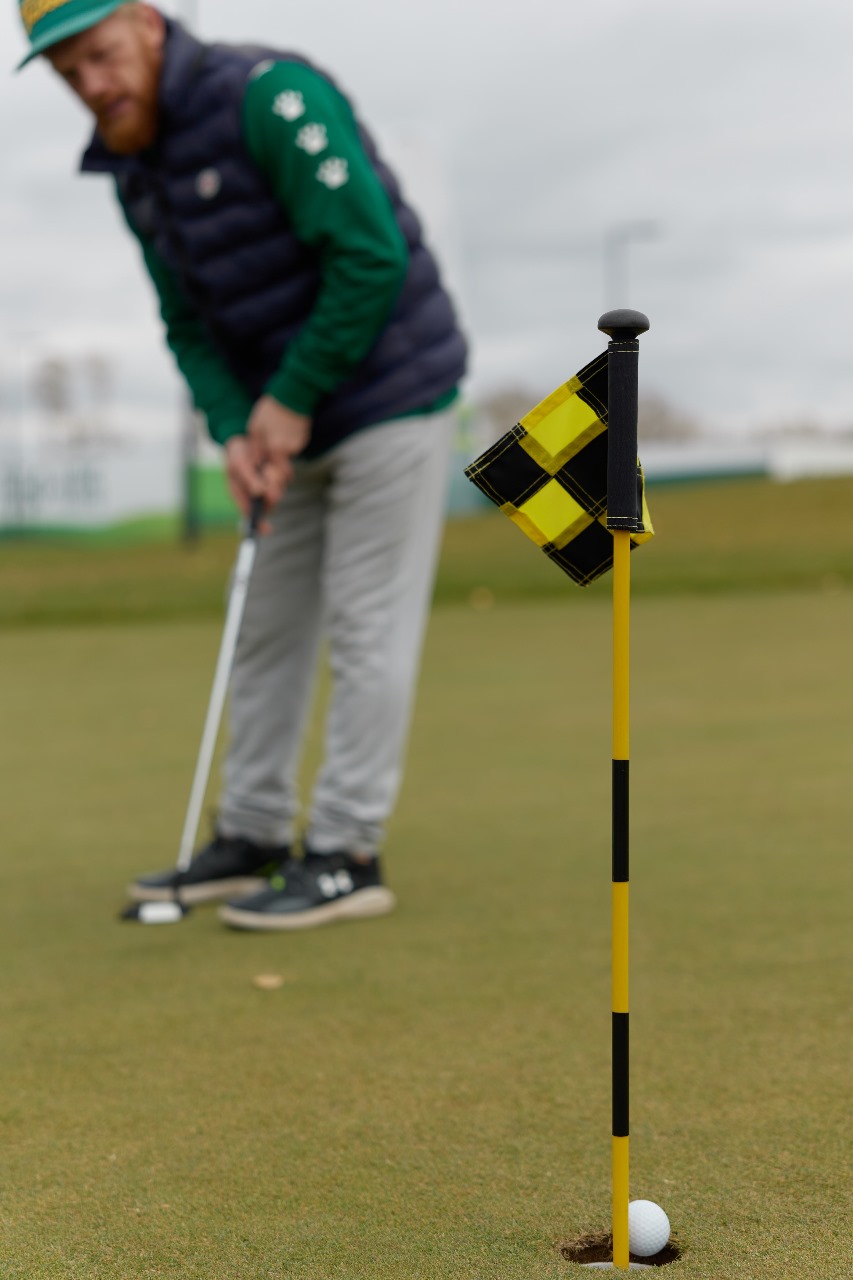 Занятие по гольфу для компании