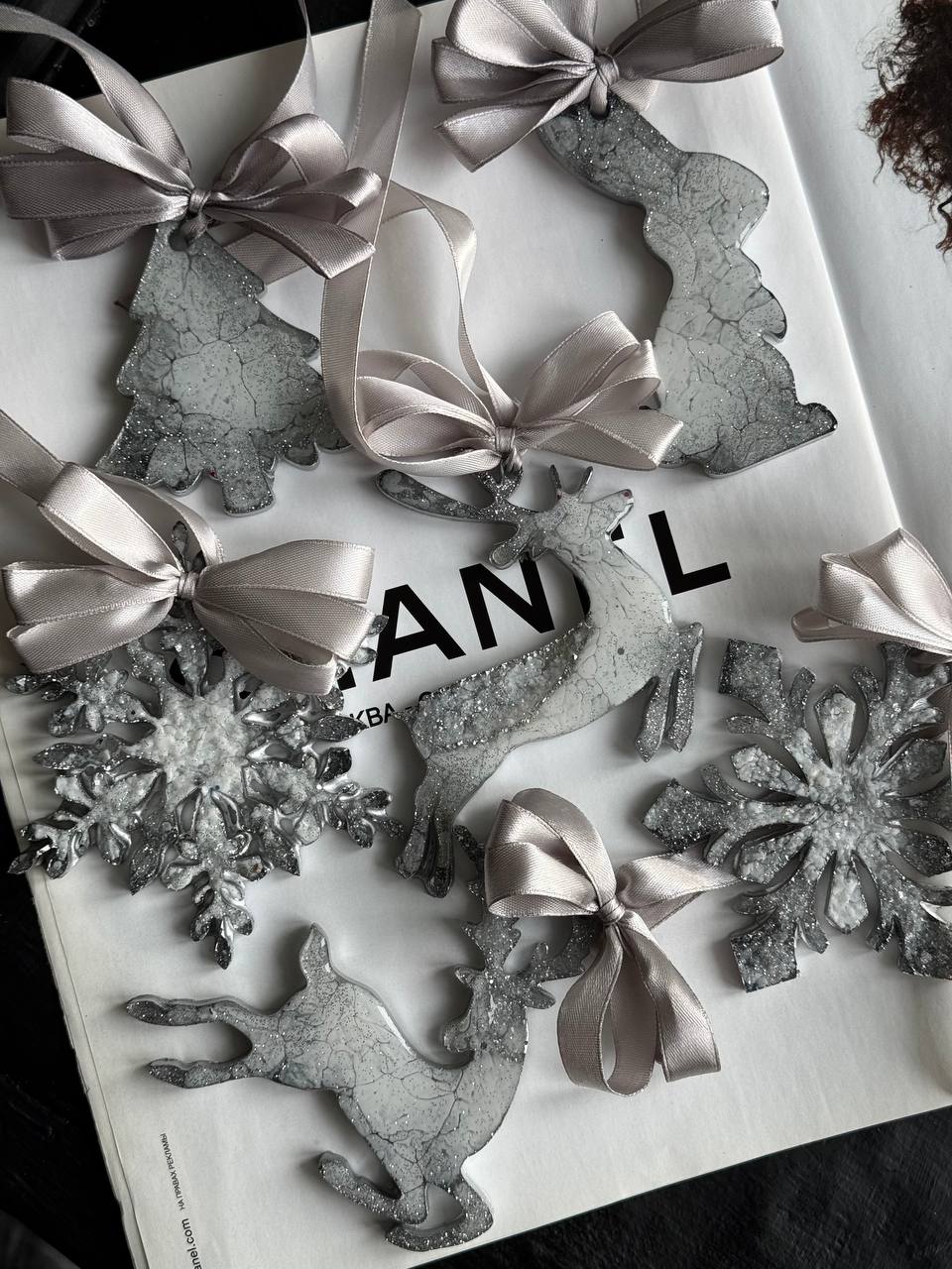 Мастер-класс по эпоксидной смоле: ёлочные игрушки