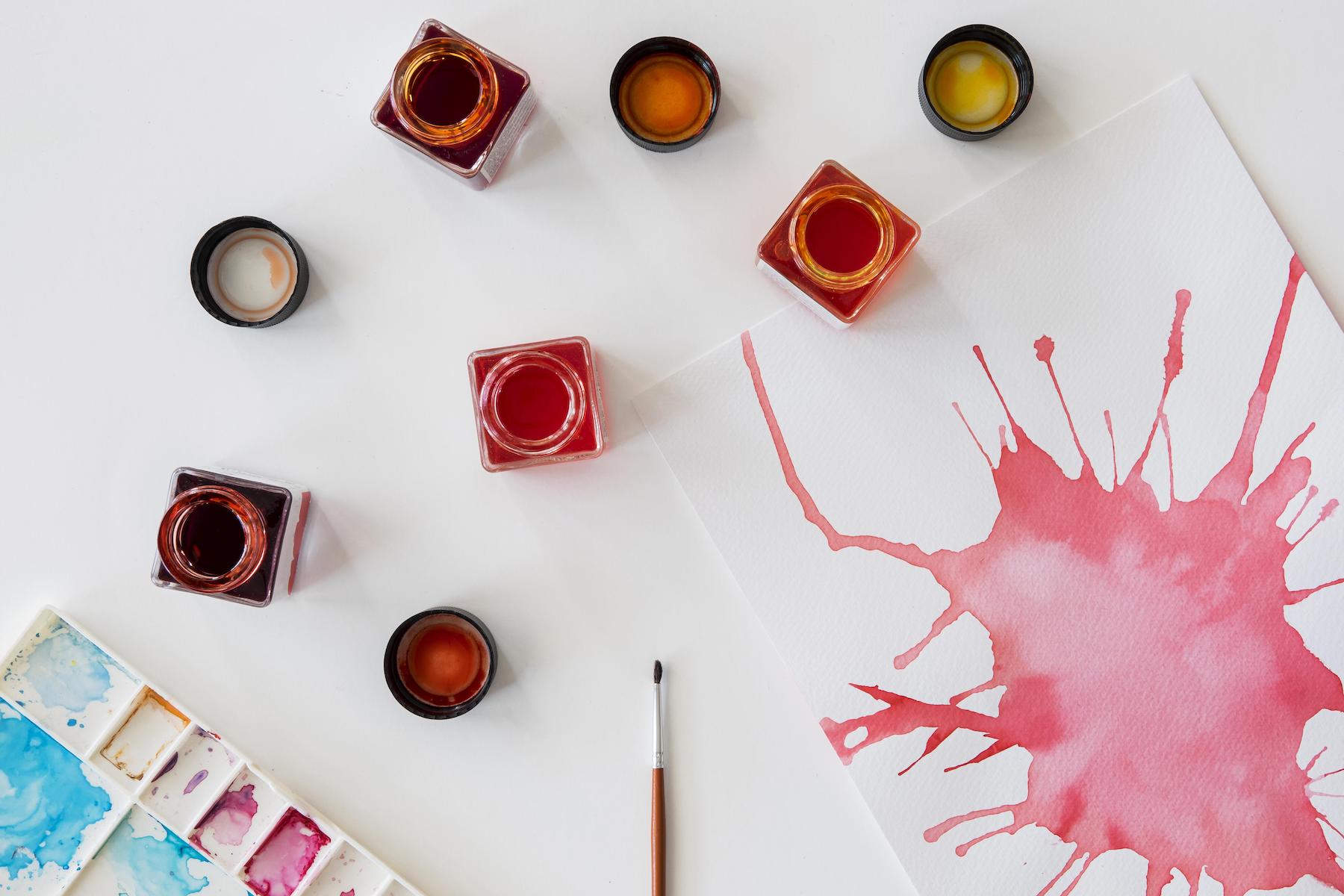 Индивидуальная живопись алкогольными чернилами