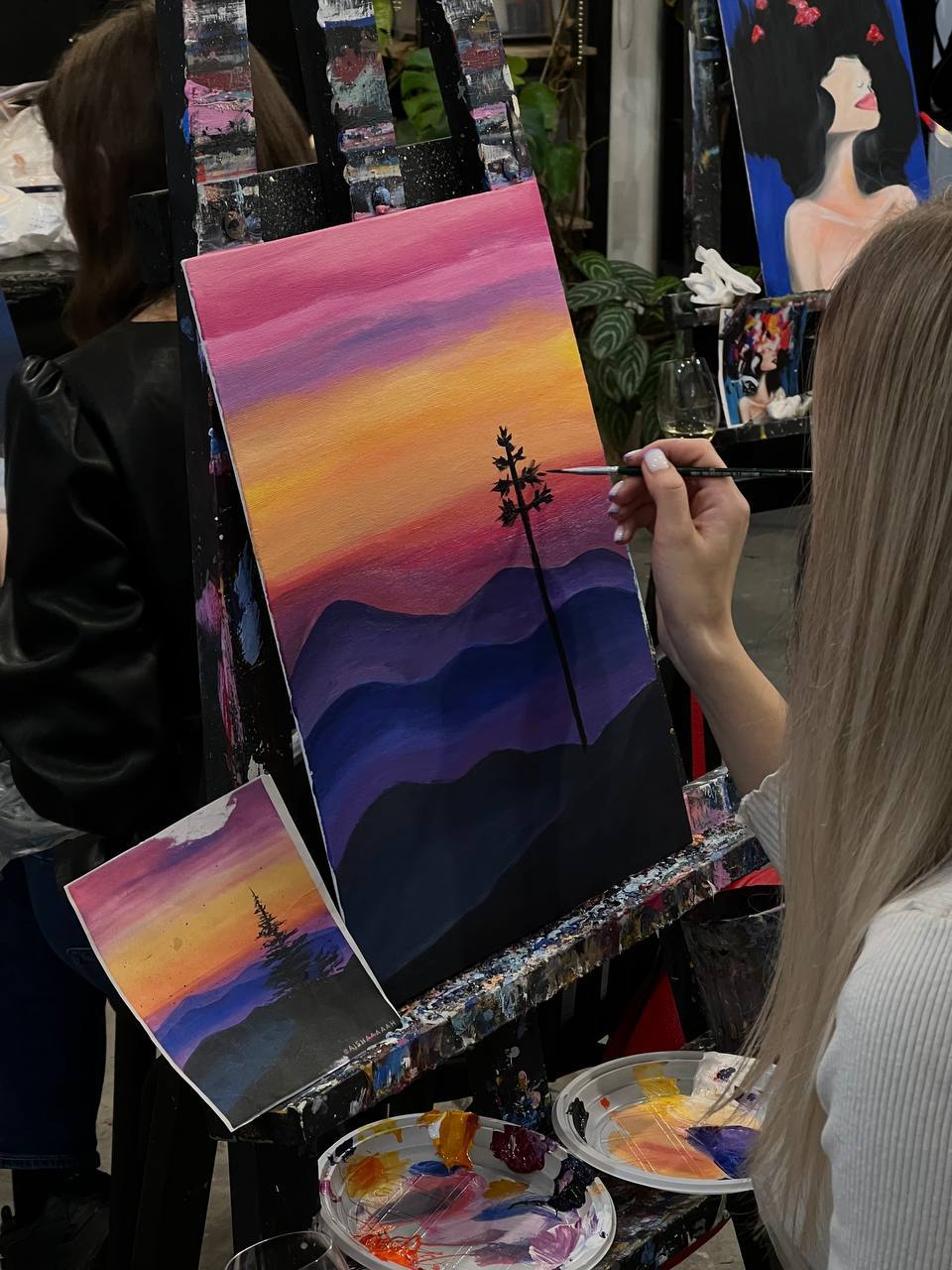 Индивидуальный мастер-класс по акриловой живописи