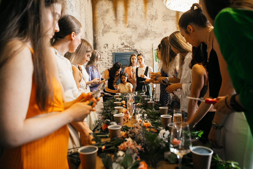 Групповой мастер-класс по флористике