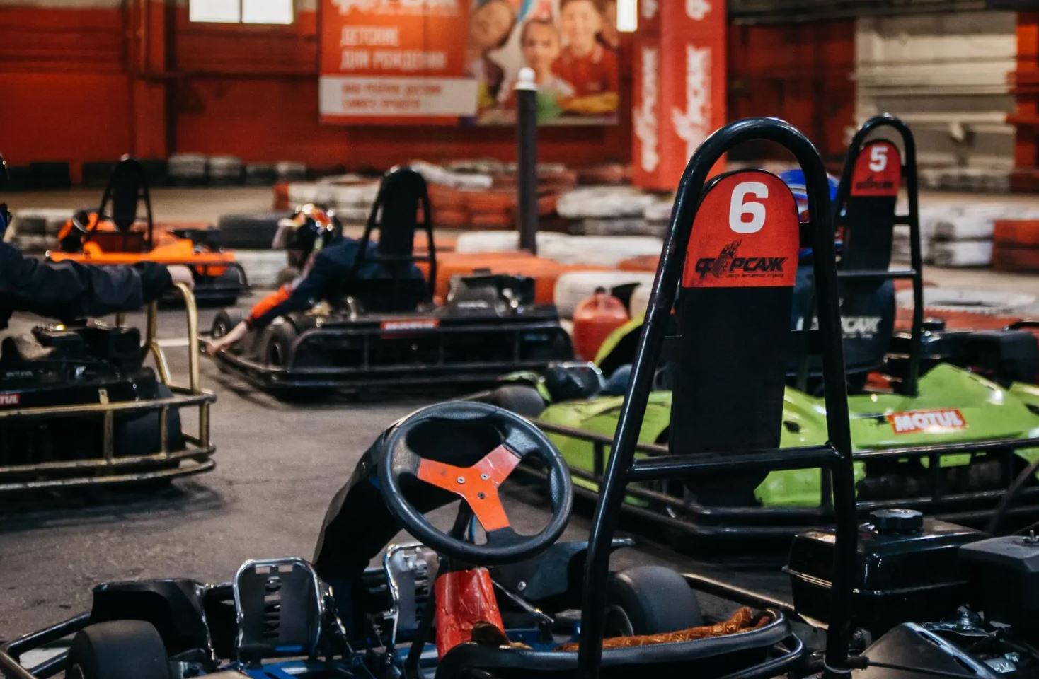 Праздник в картинг-центре