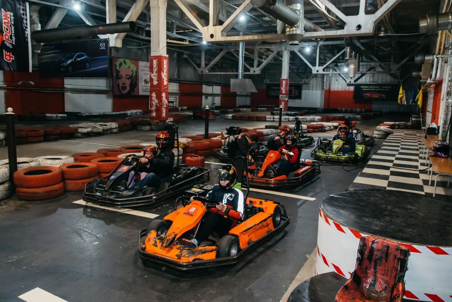 Праздник в картинг-центре