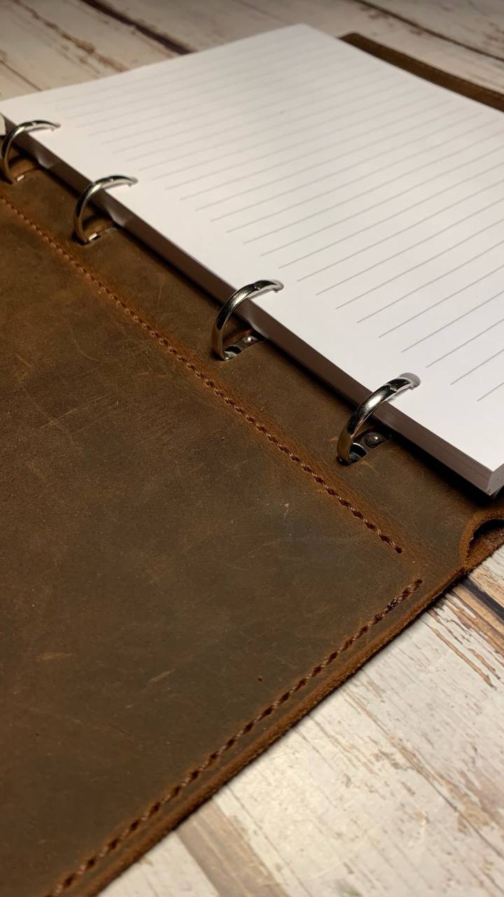 Мастер-класс: Ежедневник из натуральной  кожи