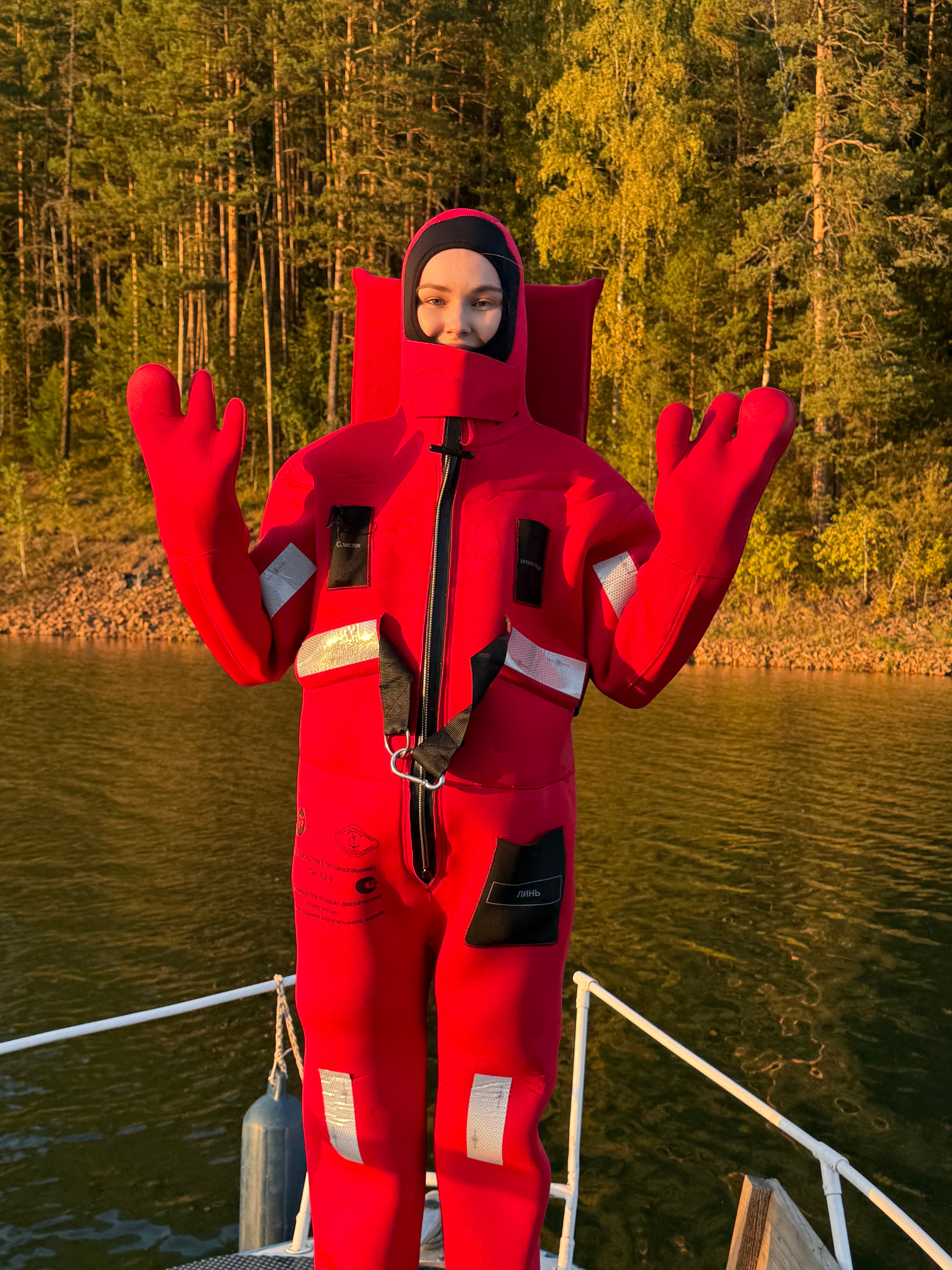 Яхта + флоатинг на Красноярском море