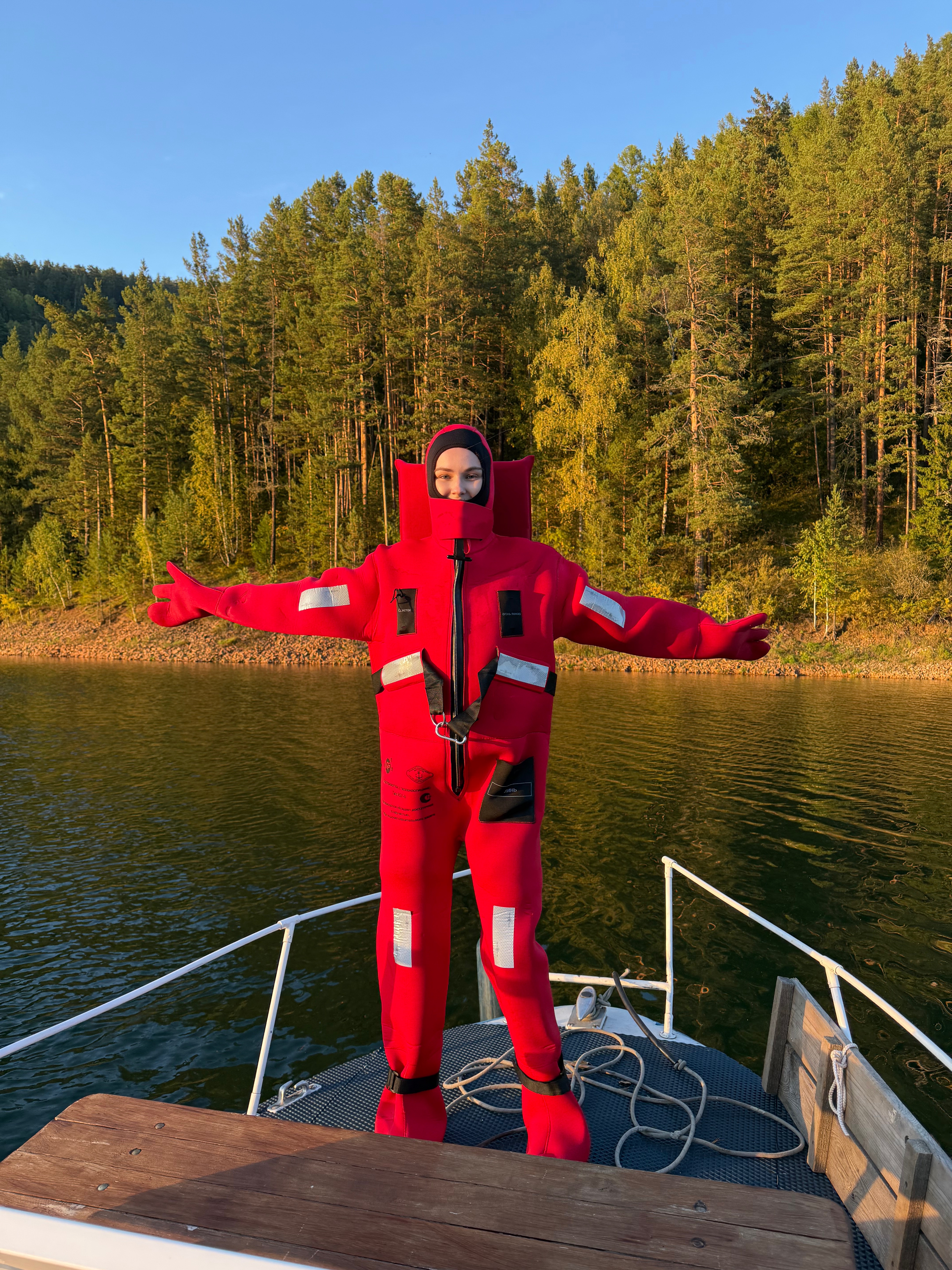 Яхта + флоатинг на Красноярском море