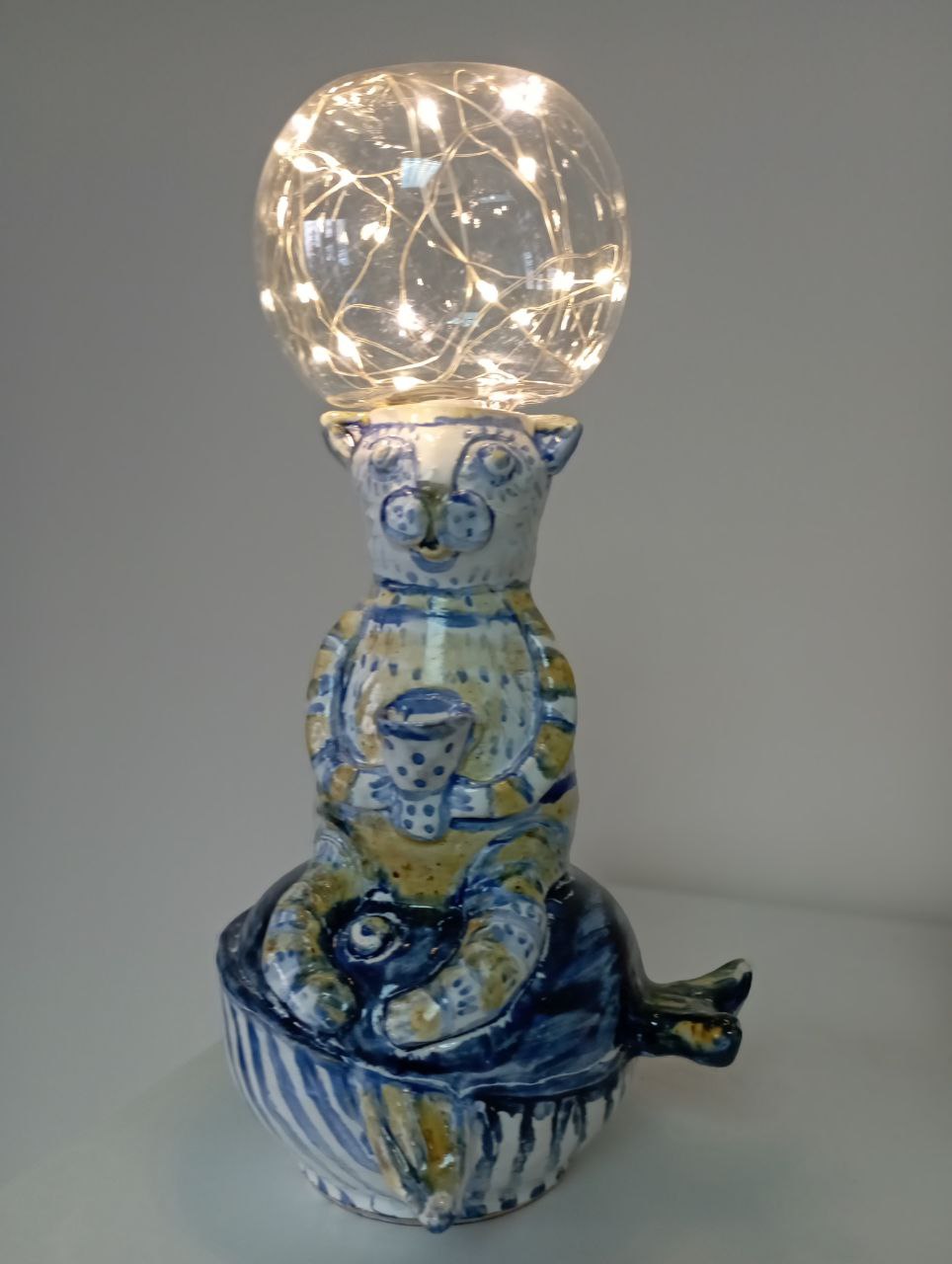 Мастер-класс по изготовлению керамической лампы