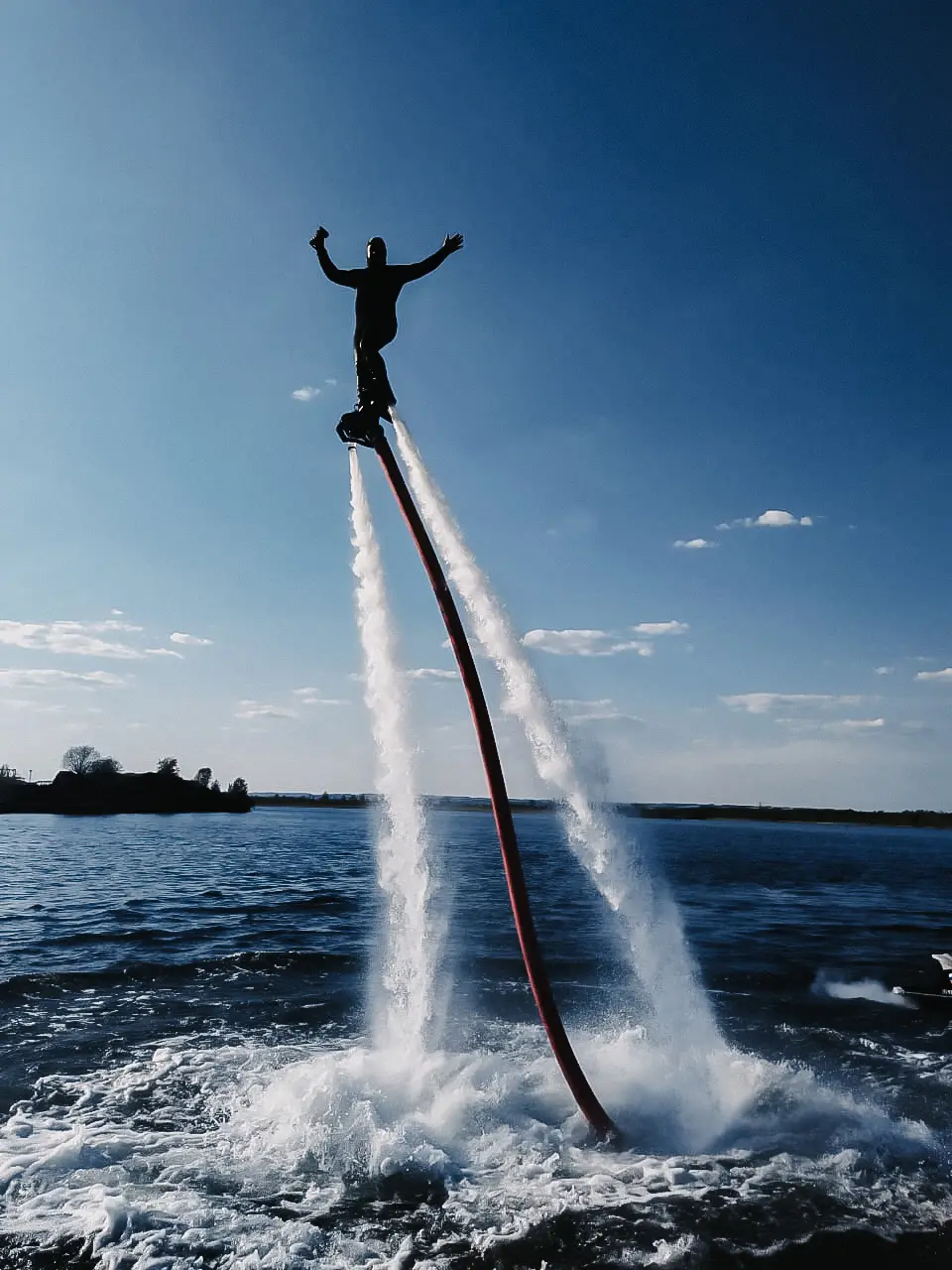 Полет на флайборде