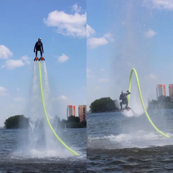 Полет на флайборде для двоих